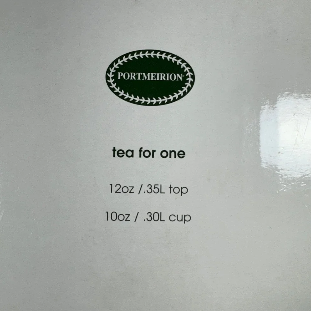 Portmeirion Botanic Garden Individual‎ Teapot Cup Tea for One Set Porcelain 12oz